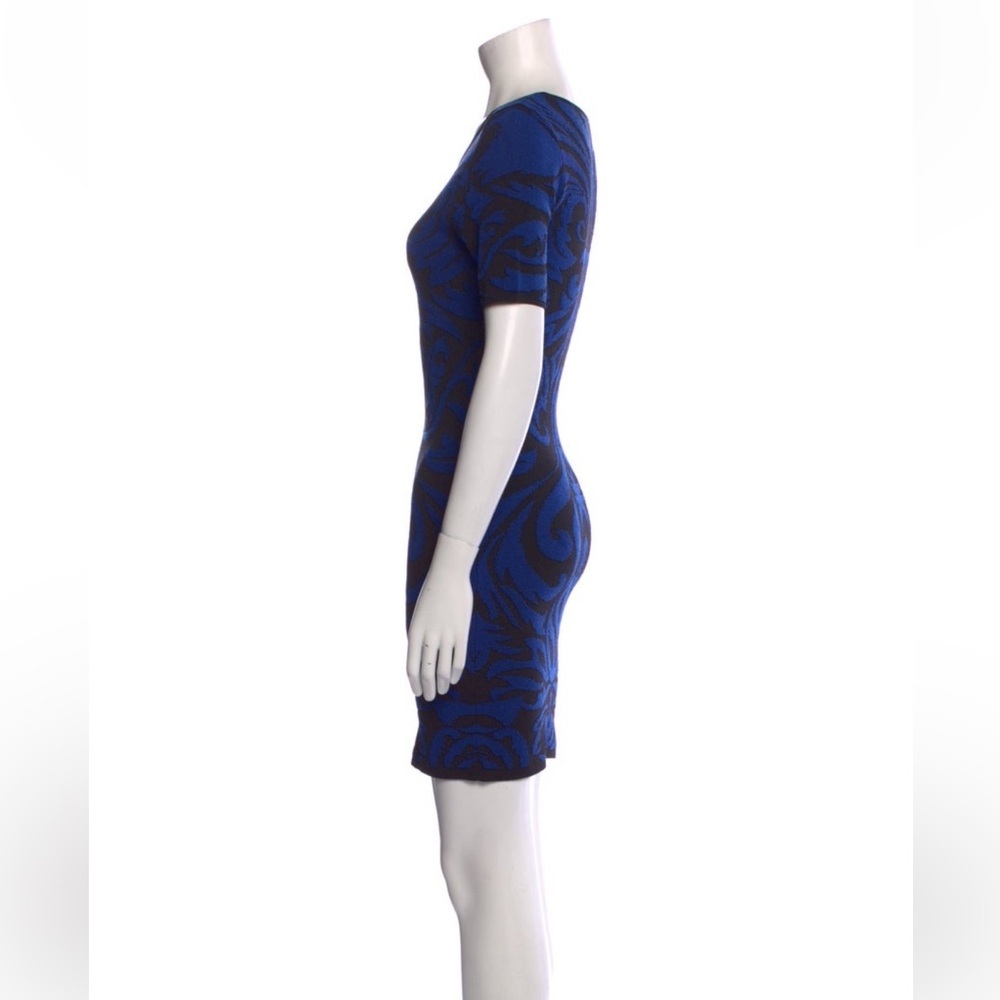 Ronny Kobo Collection Navy Patterned Mini Dress - Picture 3 of 3